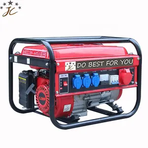 Taizhou JC 2kw 2000w generatori benzina piccoli 6.5hp GX200 potenza silenzioso generatore di gas benzina portatile