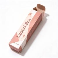 Boîte d'emballage de rouge à lèvres avec logo personnalisé, boîte en papier pliable, emballage cosmétique, emballage de maquillage, boîte recyclable pour gloss et rouges à lèvres