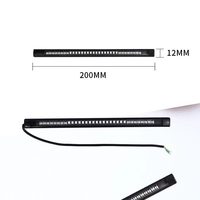 Feux LED TCYATO pour moto, bande lumineuse universelle, clignotant, étanche, tube de plaque d'immatriculation, feu arrière