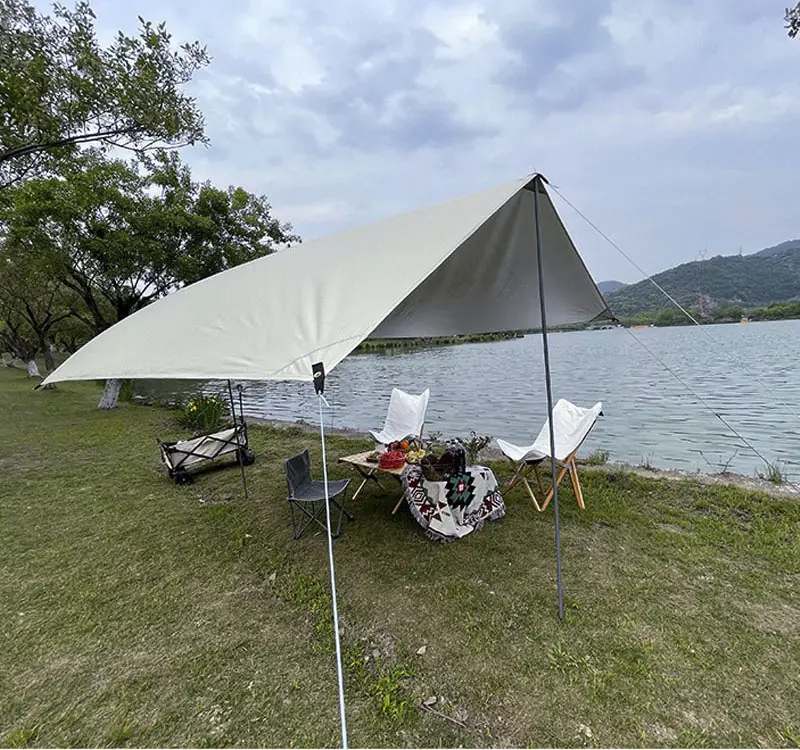 Outdoor Canopy Tent Fishing Multi purpose Portable Canopy Cloth Camping Tent Rain Proof Sunscreen Awning