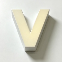 Lettres lumineuses 3D personnalisées en acier inoxydable à LED frontales, enseigne métallique extérieure pour bureau, étanche IP65, AC 110-220V