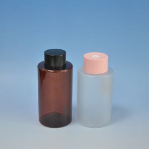 Botella de Tóner Degradable de PCR Transparente Esmerilada de 100 ml, 200 ml, 300 ml, Doble Pared, Tapa Giratoria, Botella de Plástico para Champú, Gel de Ducha - Product Image 1