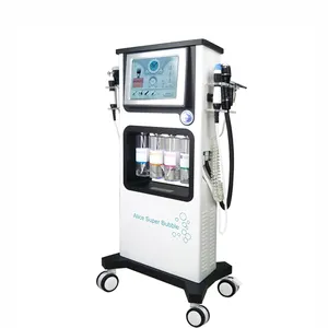 7 In 1 Gezichtsreiniging Zuurstoftherapie Ultrasone Rf Alice Super Bubble Dermabrasie Hydra Zuurstof Gezichtsmachine