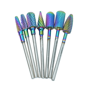 Diş laboratuar ekipmanları Tungsten çelik freze seramik tırnak matkap Bit manikür seramik için lehçe tırnak aksesuarı çıkarma - Product Image 3