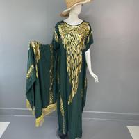 Nouvelle Robe d'été ample en coton pour femmes africaines, Abaya musulmane en rayonne douce, Hijab arabe, Taille unique, Robe estampée à chaud
