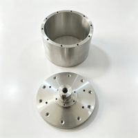 Composants d'usinage des métaux, aluminium 7075, fraisage 4 axes, électroérosion à fil, sablage, polissage, prototype 0,001 mm, robot sur mesure