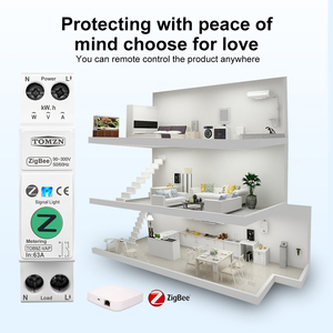 สวิตช์อัจฉริยะ TOMZN Zigbee 63A 1P+N พร้อม WIFI วัดพลังงานไฟฟ้าแบบ Kwh ควบคุมการตั้งเวลา ตัดวงจรไฟฟ้า รีเลย์ MCB รองรับ TUYA Smartlife - Product Image 6