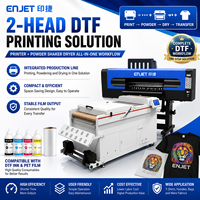 Printer DTF 60cm 2 Head I3200 dengan Perangkat Lunak RIP dan Biaya Energi Lebih Rendah Printer DTF A1 untuk Toko Percetakan Garmen