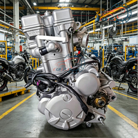 Moteur CQHZJ pour usine Loncin, moteur 300cc, 4 temps, assemblage de moteurs de moto pour Loncin Yf300 refroidi par eau