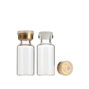 Emballage en verre, petits flacons en verre transparents de 6ml avec <span class=keywords><strong>bouchon</strong></span> en plastique aluminium - Product Image 3