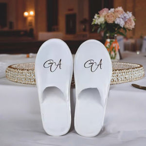 Wholesale Customized Logo Comfortable Disposable Close-Toe Spa Terry Home Comfortable <strong>Slippers</strong> With Free Design - Product Image 1
