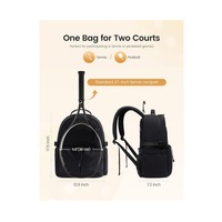 Sac à dos de sport imperméable pour raquette de padel, chaussures, ordinateur portable, entraînement, squash, tennis