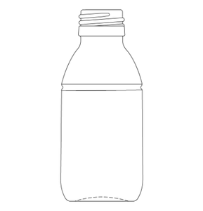 Amber Kogel Ronde Magere Siroop Farmaceutische Glazen Flessen Met 28Mm Afdichting 125Ml 4.2 Oz Amber Glazen Siroop Fles 28Mm T/E Afwerking - Product Image 2