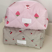 Dompet kecil Travel Mini dengan ritsleting kosmetik tas perlengkapan mandi Makeup murah