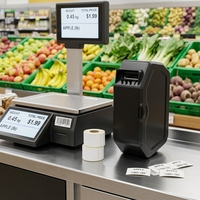 Impresora Automática de Etiquetas de Precio LP-562 para Básculas de Supermercado, USB Serial