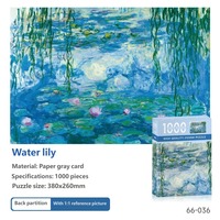 Puzzle esthétique personnalisé en papier, 1000 pièces, illustration vintage, pour adultes, vente en gros