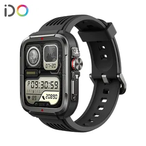 ID sport01 phiên bản kim loại Smartwatch hiệu quả chi phí 1.8 inch TFT hiển thị theo dõi tập thể dục với chức năng theo dõi sức khỏe ngủ