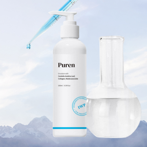 MOMSOLVE Emulsión Facial Segura para el Embarazo, Agua de Hoja de Centella Pura, Colágeno de Bajo Peso Molecular, 200 ml, Hidratación Clínicamente Mejorada - Product Image 1
