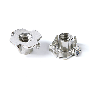 Chất lượng cao m3m4m5m6m8m10m12 ốc vít thép không gỉ và các loại hạt xoắn bốn-claw gỗ làm việc <span class=keywords><strong>Nut</strong></span> Lug Nuts - Product Image 1