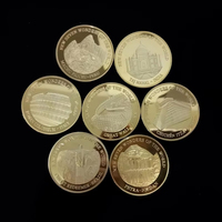 Monnaies Personnalisées d'Usine Chinoise en Métal, Jetons de Jeu et Souvenirs, Qualité Supérieure, Prix Abordable, Logo d'Entreprise, Métal Doré Brillant