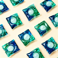 Capsules de lessive écologiques jetables pour usage commercial, en vrac, en boîte, vente en gros à bas prix, service de personnalisation OEM/ODM