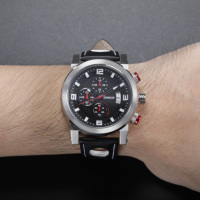 BOMAXE dernière montre à quartz sport décontractée pour hommes OEM vente en gros japon plongée Quartz conception bracelet en cuir Simple mode d'affaires