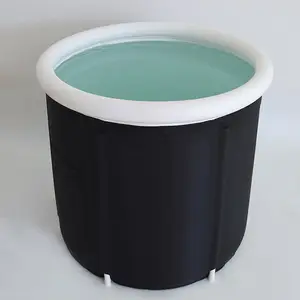 Freestanding Folding Polyester PVC Bathtub Modern Portable Spa Tubs For Adults For Indoor Outdoor Swimming Cheap Plastic Pool