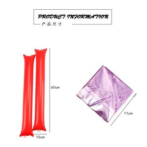 Bâtons de supporters personnalisables en gros d'usine, en plastique, étanches, activés par le son, style ROMANCE pour équipes - Product Image 3