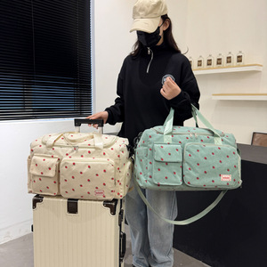 Bolsa de Viaje Portátil Impermeable de Material PU, Linda y Moderna, con Compartimento Separado para Zapatos, Diseño para Maternidad y Hospital, de Capacidad Media - Product Image 4
