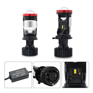 ไฟหน้ารถพลังงานสูงเลนส์ Y7 LED ไฟหน้า H4 60W 8000LM 12V 6000K-6500K โปรเจ็กเตอร์ขนาดเล็กกันน้ำไฟขับรถอเนกประสงค์ - Product Image 4