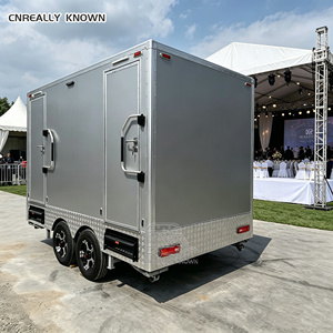 Salle de bain mobile modulaire entièrement équipée, toilettes de luxe pour le camping, remorque de toilettes pour événements - Product Image 1