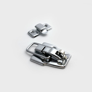 Hebilla de cierre tipo pico de pato, cromada, de hierro, para bolsos, estilo moderno y sencillo - Product Image 1