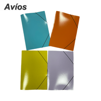 Carpeta de Archivo con Banda Elástica, Organizador de Documentos, Almacenamiento de Papelería de Oficina, Clasificador de Datos, Archivador de Palanca