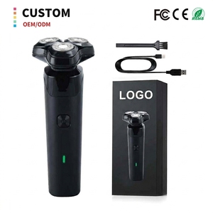 SYA729 IPX7 Máquina de Afeitar Eléctrica Recargable Resistente al Agua de Alta Potencia con <span class=keywords><strong>3</strong></span> Cabezales Flotantes 3D para Hombre, Afeitadora Rotatoria Masculina - Product Image 1