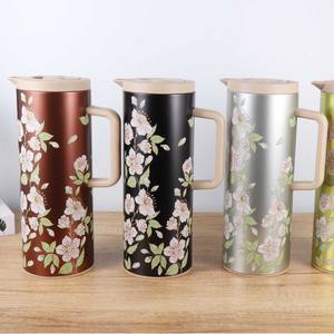 <span class=keywords><strong>1L</strong></span> nouvelle fleur en plastique eau Kettler isolé <span class=keywords><strong>théière</strong></span> en plastique <span class=keywords><strong>thermos</strong></span> isolé bouilloire <span class=keywords><strong>théière</strong></span> - Product Image 1