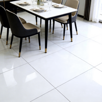 Carreaux de sol en porcelaine polie brillante effet marbre moderne pour murs intérieurs, hôtels, salles de bain, cuisines, salons, entrepôts et halls