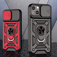 Coque antichoc 2-en-1 avec anneau magnétique et support pour iPhone 17 Pro Max 16E 15 14 13 12 11 XR XS Max 13 Mini 7 8 Plus