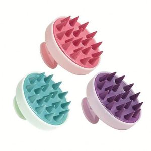 Brosses de lavage capillaire en gros, brosses de massage du cuir chevelu, peignes de lavage capillaire multifonctionnels, double usage sec et humide - Product Image 2