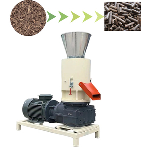Machine à granulés de coque de noix de coco, de paille de blé et de bois à entraînement par rouleaux de 7,5 kW en vente - Product Image 4