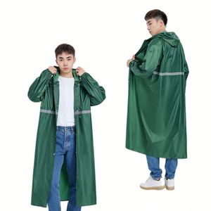 <b>Raincoats</b> Men's and Women's Styles Fashionable Multiple Colors Reflective Strips Outdoor <b>Long</b>-length <b>Raincoats</b> for Wholesale - Product Image 2