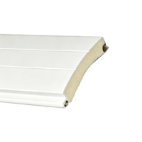 Porte de garage automatique électrique moderne en alliage d'aluminium expansé de 77 mm pour système de sécurité d'entrepôt