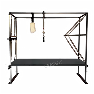 Table de Pilates trapèze en aluminium durable Grassfit <span class=keywords><strong>pour</strong></span> studio de gymnastique à domicile Cadillac Pilates équipement d'entraînement et de yoga - Product Image 2