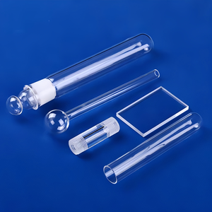 Personalizado Limpar Quartz <span class=keywords><strong>Tube</strong></span> Hot Trabalho resistente ao calor Quartz <span class=keywords><strong>Glass</strong></span> Pipe com Bending & Cutting Processing Services - Product Image 3