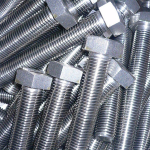 DIN931 DIN933 Carbon Steel Hex Bolt and Nut Zinc Plated Black Hot <b>Dip</b> Galvanized Fastener - Product Image 3