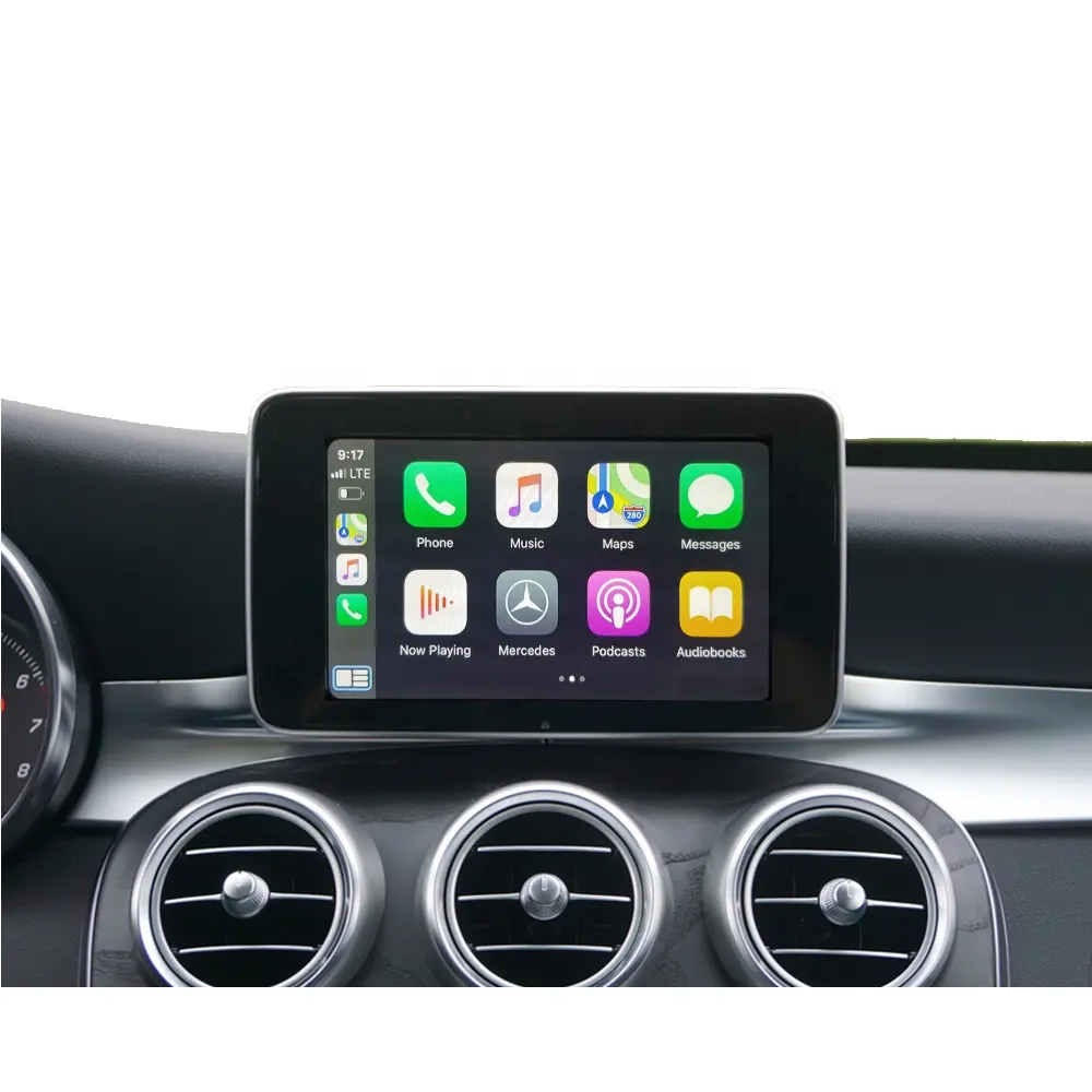 Draadloze Apple Carplay Android Auto W205 S205 W204 C200 C300 Voor Mercedes Retrofit Auto Spelen Module Camera Navigatie Interface