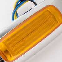 Luz Trasera Lateral LED de 12/24V Estable con Flash y 3 Cables para Autobús, Camión, Remolque, Indicador de Advertencia