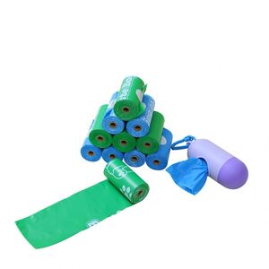 ถุงขยะสำหรับสุนัข กล่องใส่ถุงขยะสีเขียวสำหรับสุนัข - Product Image 1
