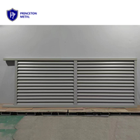 Porte coulissante automatique à commande manuelle en aluminium, design industriel, pour écoles et entrepôts, avec rail de guidage, garantie à vie