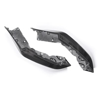 Diffuseur latéral de pare-chocs arrière en fibre de carbone sèche préimprégnée style OEM pour BMW G80 G81 M3 2020+