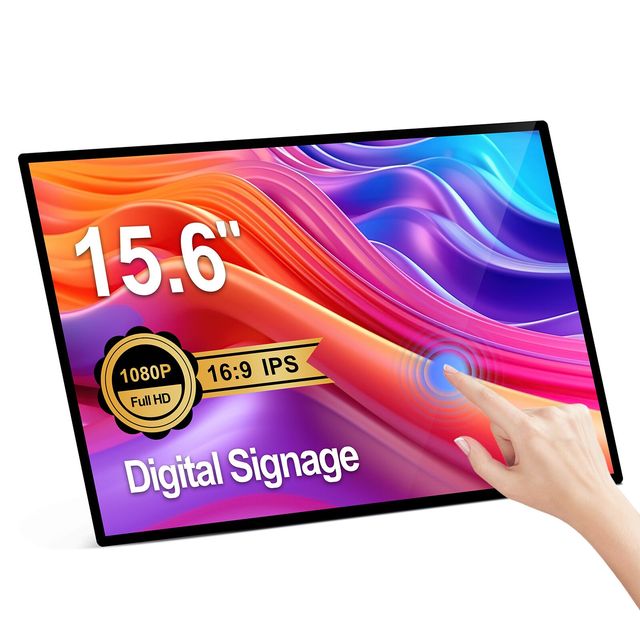 Commercial Use Android All in One 15.6 Inch 21.5 24 27 Inch Wall-Mounted POE Advertising Touch Screen for Shopping Malls